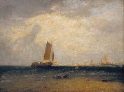 Joseph Mallord William Turner Fishing upon Blythe-sand,tide setting in (mk31) painting